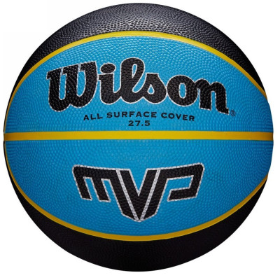Мяч баскетбольный тренировочный Wilson MVP 295 BSKT BLKBLU SZ7 (Оригинал с гарантией) 5