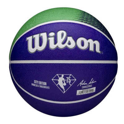 Мяч баскетбольный Wilson NBA TEAM CITY COLLECTOR MIN TIMBE