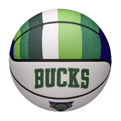 Мяч баскетбольный Wilson NBA TEAM CITY COLLECTOR MIL BUCKS