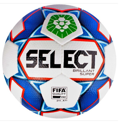 Футбольный мяч SELECT Brillant Super ПФЛ FIFA (Оригинал с голограммой) Зеленый