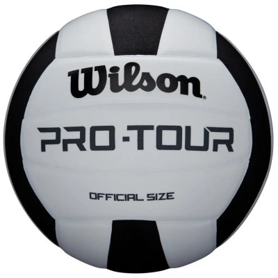 Мяч волейбольный игровой Wilson PRO TOUR (ORIGINAL) Чорно-білий