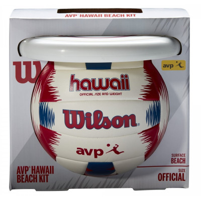 Летающая тарелка і мяч для пляжного волейбола Wilson HAWAII AVP